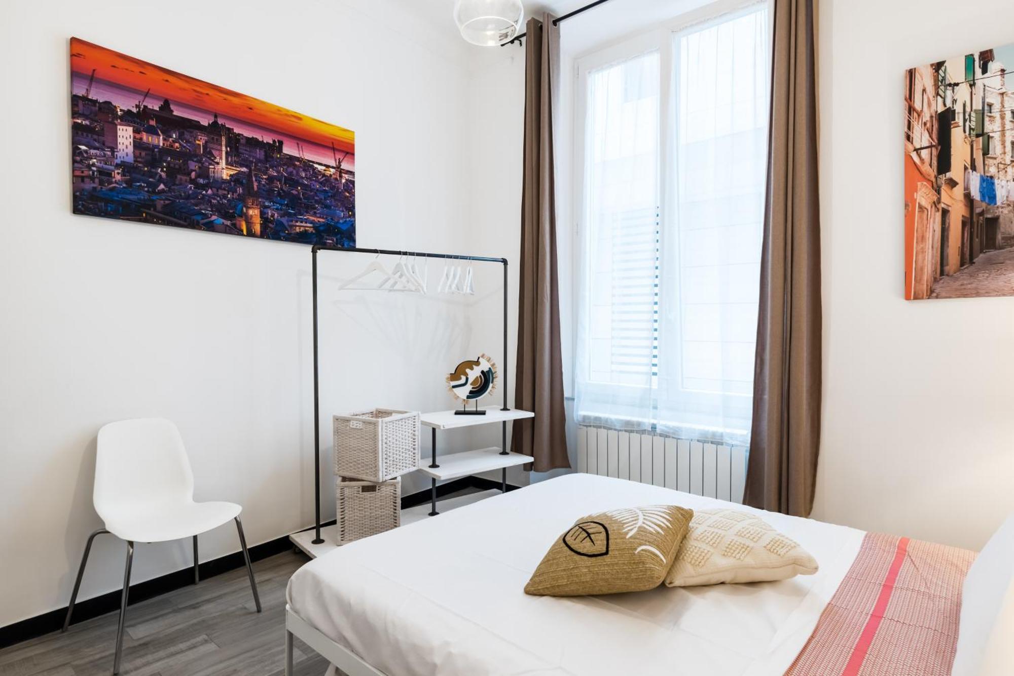 Acquario 5 Minuti, 1Br , Free A-C, Wifi & Netflix "City Center" By Tilo Genoa Luaran gambar